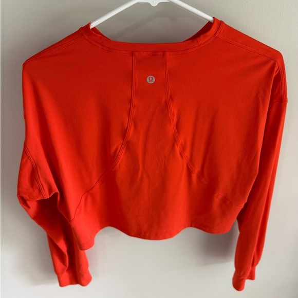 Lululemon Muscle Love Long Sleeve - Red/Orange - Size Small/Medium - Picture 14 of 16